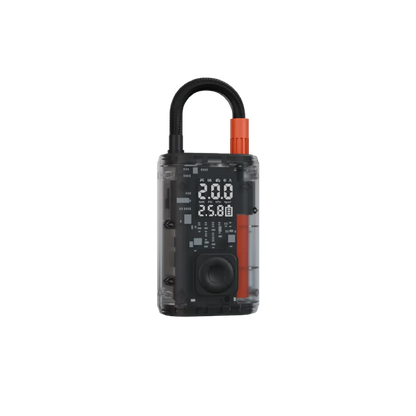 Porodo Vyrox Car Tire Inflator with Real-Time Pressure Display - Black