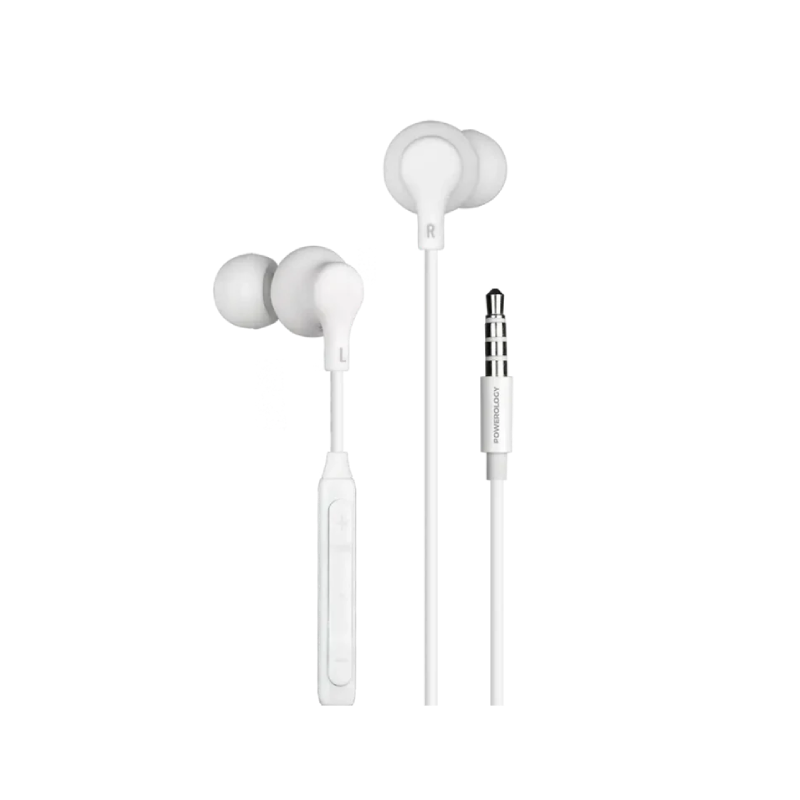 Powerology 3.5mm In-Ear Stereo Earphones