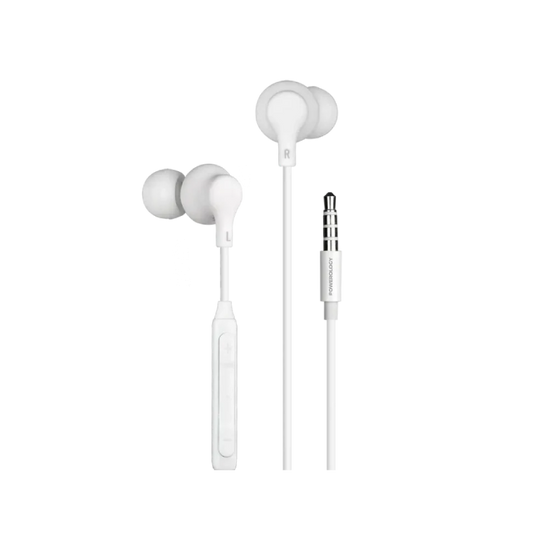 Powerology 3.5mm In-Ear Stereo Earphones