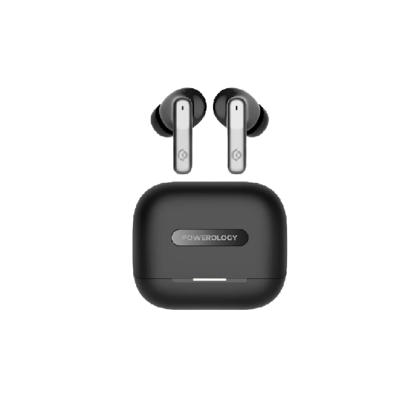Powerology 6 Mic Hybrid ANC + ENC True Wireless Buds