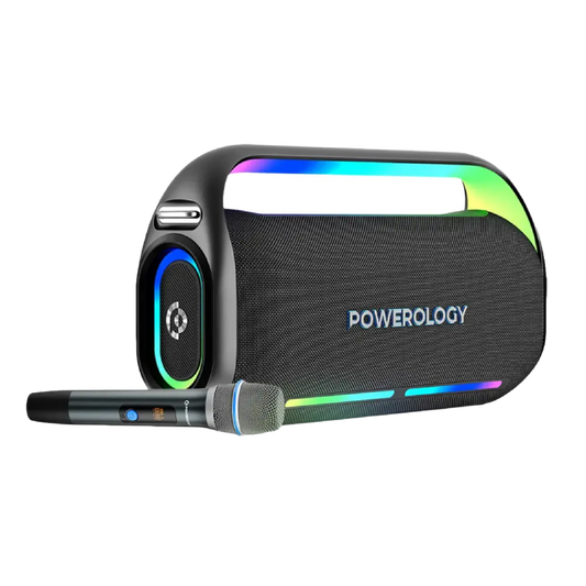 Powerology Deep Bass Party Speaker - Black