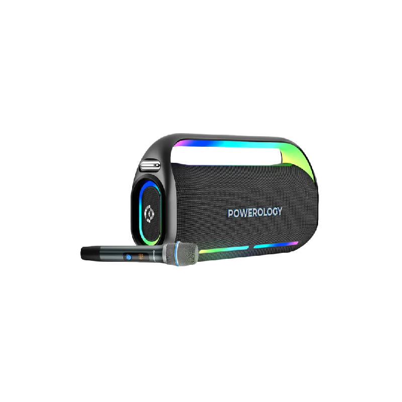 Powerology Deep Bass Party Speaker - Black