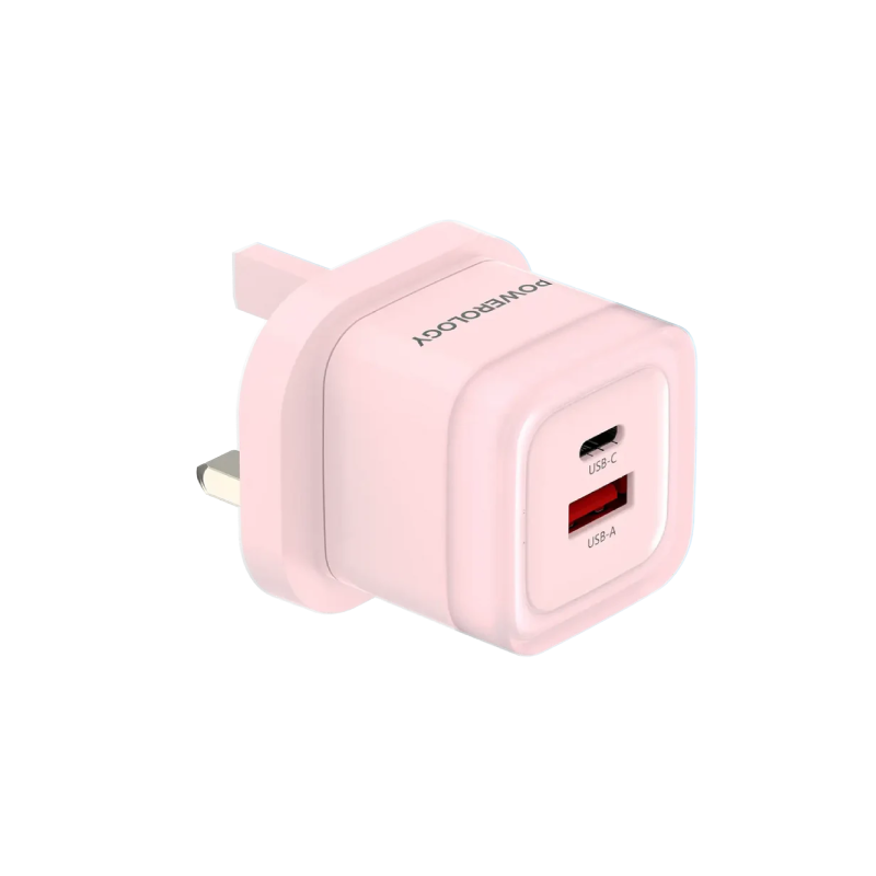 Powerology Dual-Port Fast Charging Adapter PD 35W