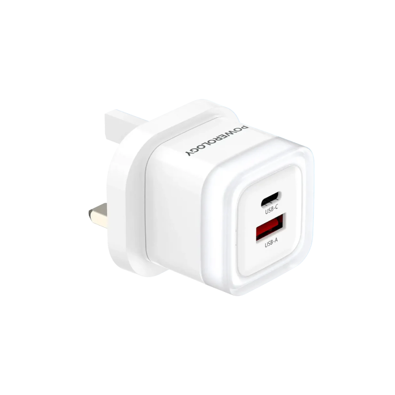 Powerology Dual-Port Fast Charging Adapter PD 35W