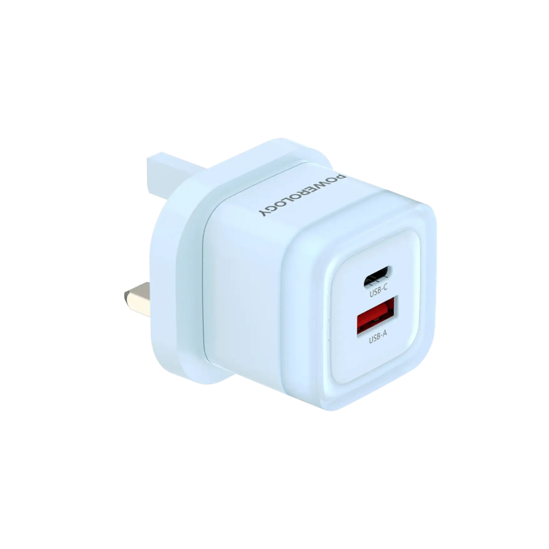 Powerology Dual-Port Fast Charging Adapter PD 35W