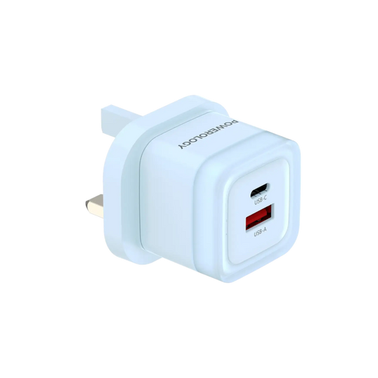 Powerology Dual-Port Fast Charging Adapter PD 35W