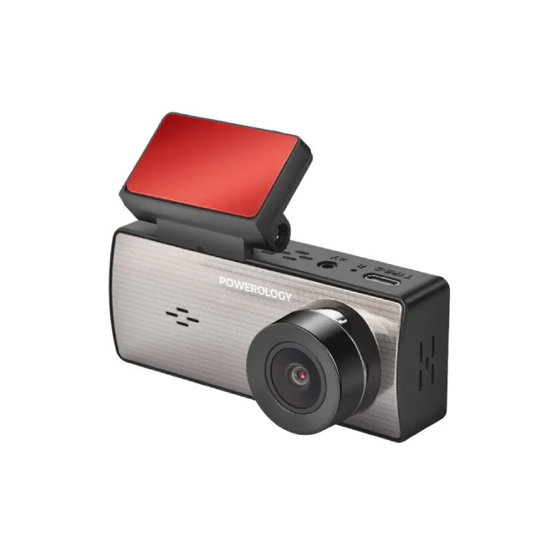 Powerology Dual Recording Dash Camera - Black