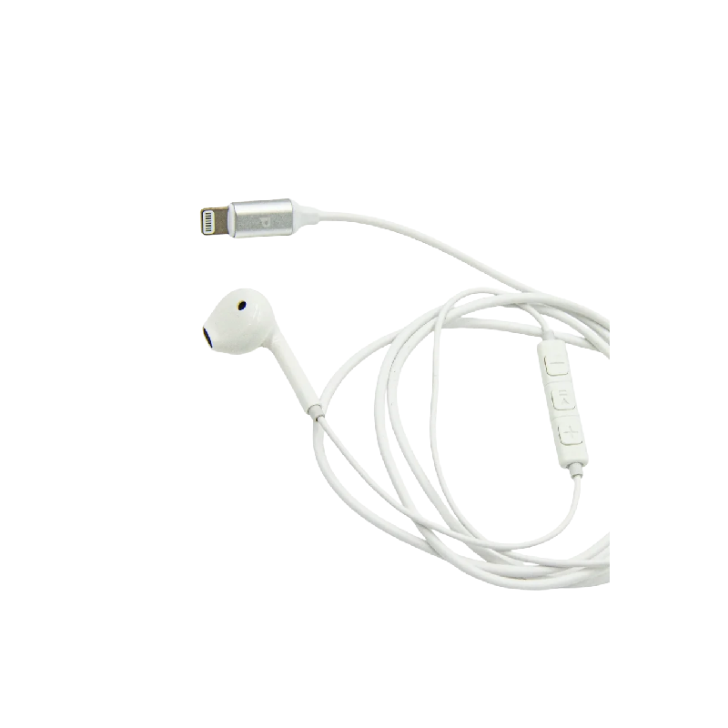 Powerology Mono Earbuds, High-Resolution Audio, with Lightning Connector