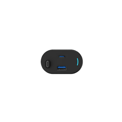Powerology Type-C Retractable Car Charger 115W - Black