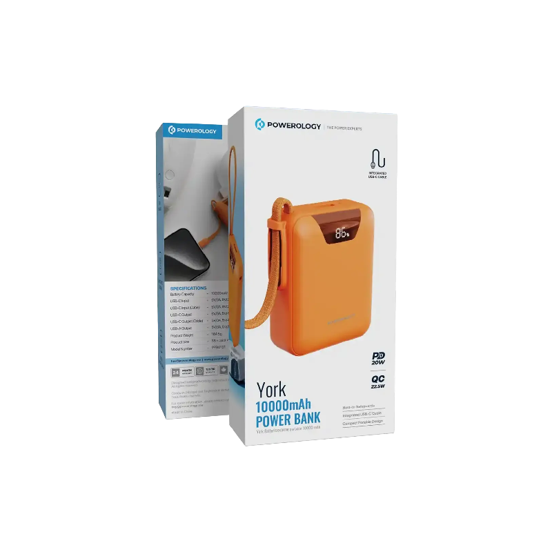 Powerology York 10000mAh Power Bank