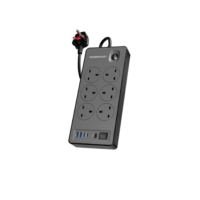 Powerology  6AC | شريط الطاقة 2990 واط PD 20 واط