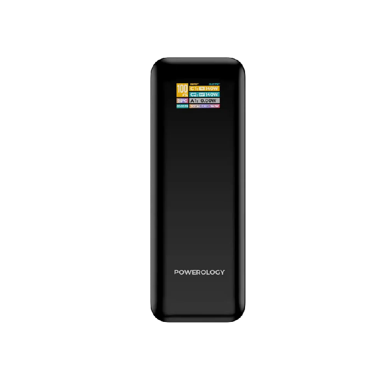 Powerology NeuroVolt 140 27000mAh Power Bank - Black