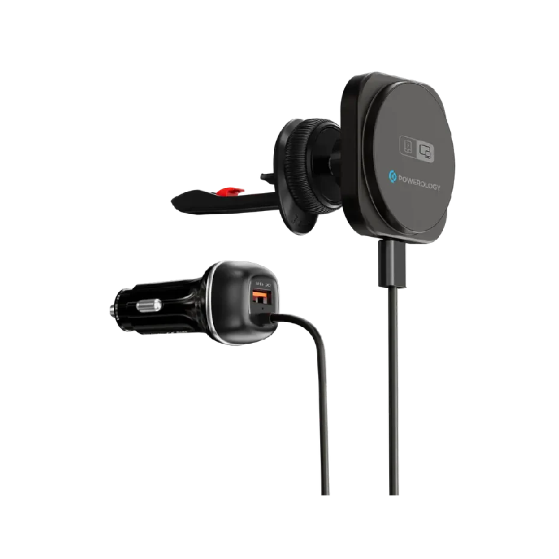 Powerology Nexar Smart Car Charger - Black