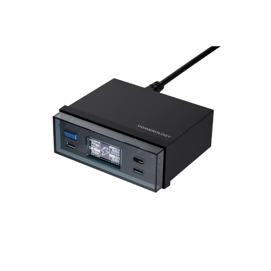 Powerology Power Hub Desktop Charging Station - Black