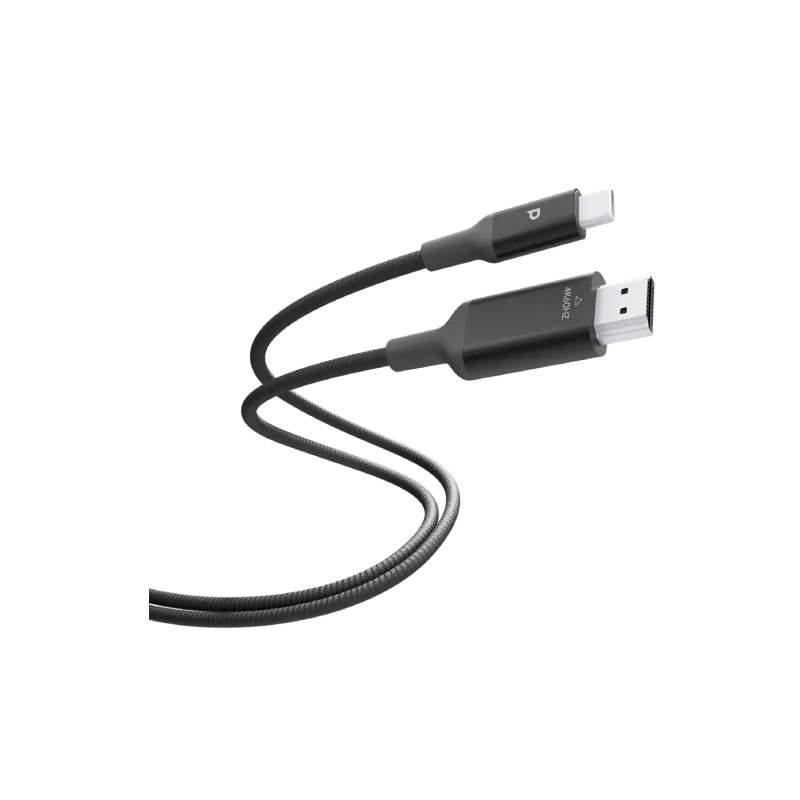 Powerology Power Sync Flex 4K USB-C to HDMI 2m Cable - Gray