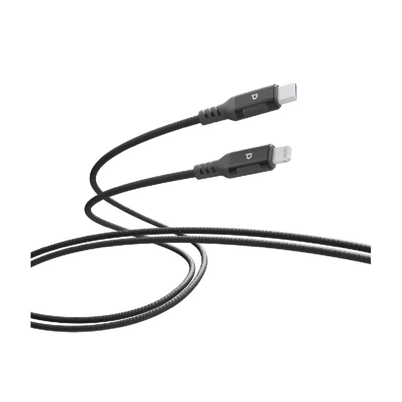 Powerology Power Sync Weave PD 30W USB-C to Lightning 3m Cable