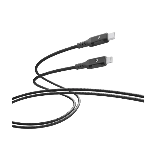Powerology Power Sync Weave PD 30W USB-C to Lightning 3m Cable