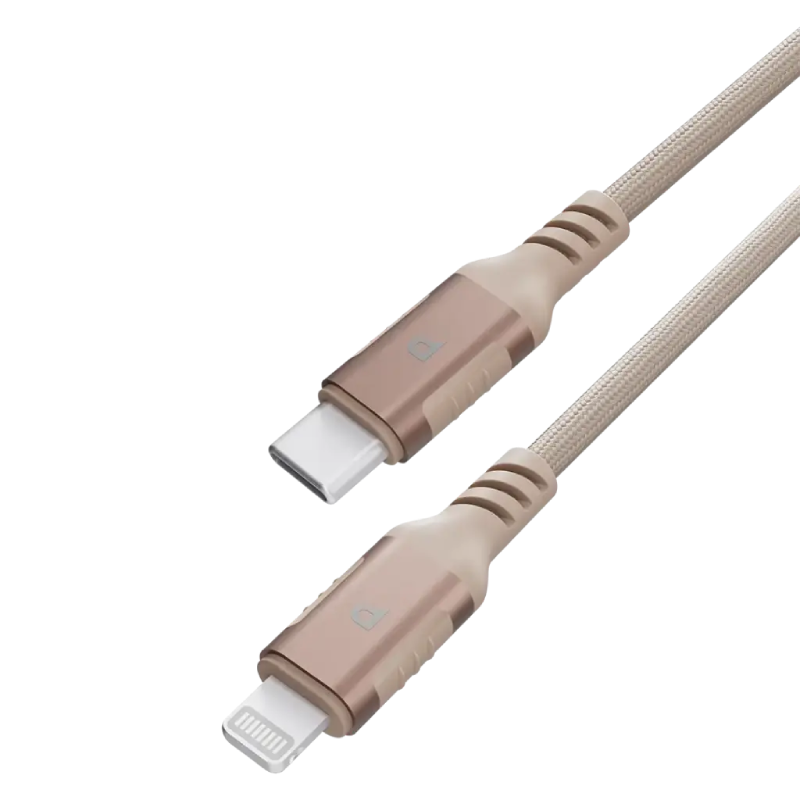 Powerology Power Sync Weave USB-C إلى Lightning PD 30W