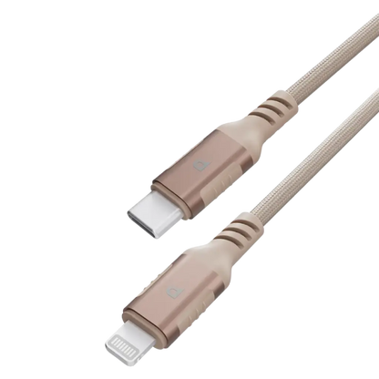 Powerology Power Sync Weave USB-C إلى Lightning PD 30W