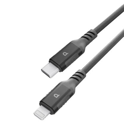 Powerology Power Sync Weave USB-C إلى Lightning PD 30W