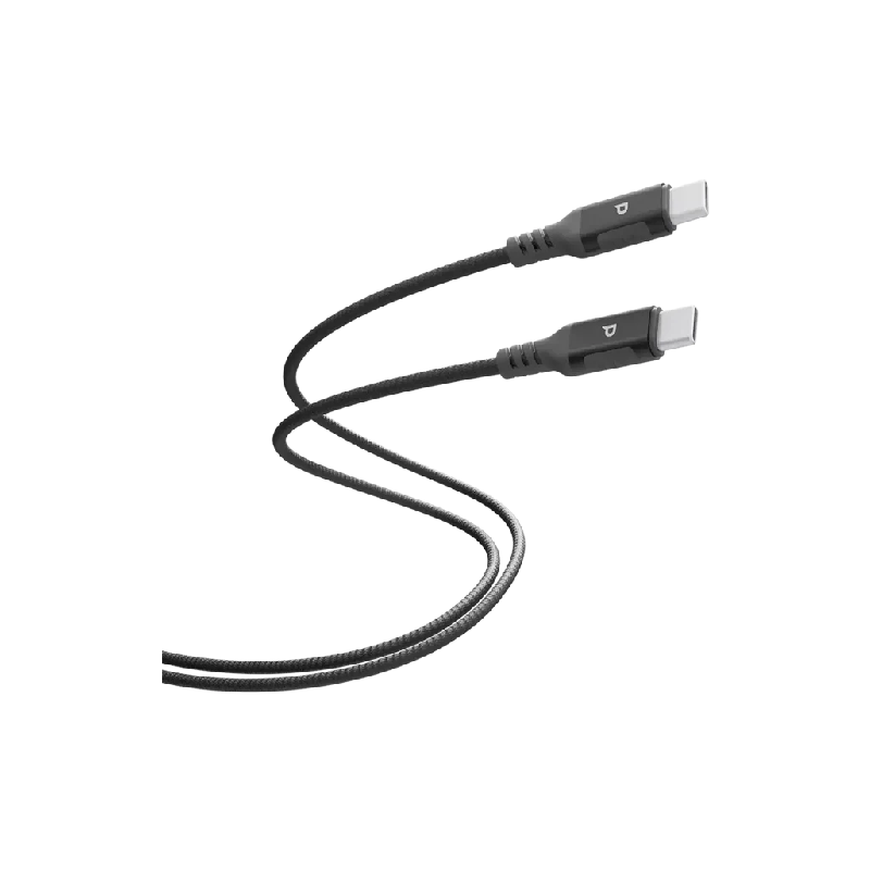 Powerology Power Sync Weave USB-C to USB-C 2m PD 100W - Gray