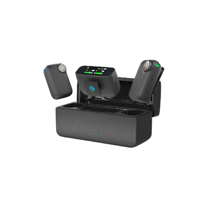 Powerology Pure Q1 AI Noise-Cancelling Microphone - Black