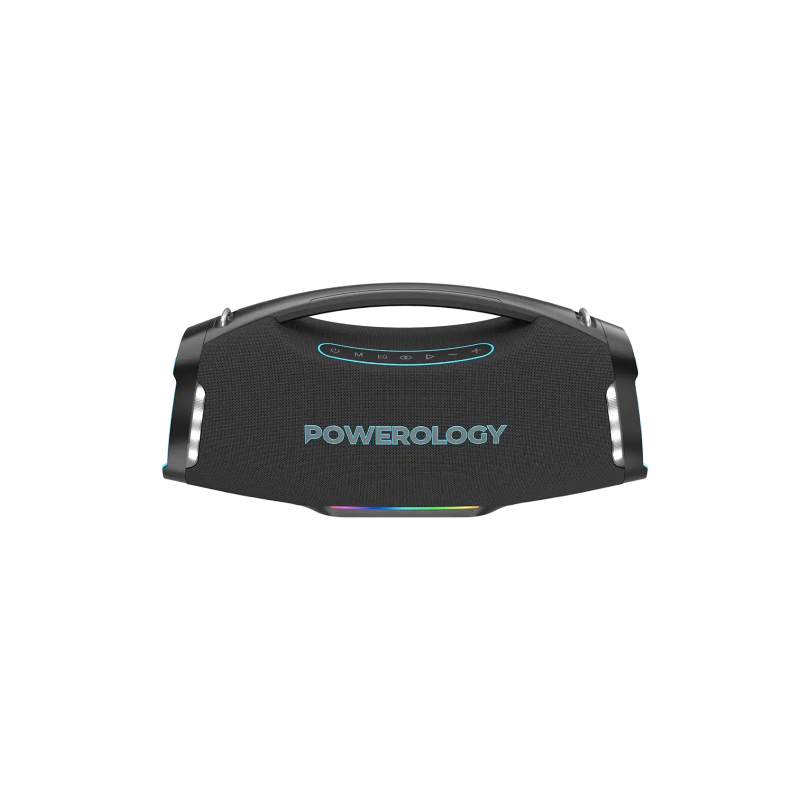 Powerology Rock 350W RGB Lighting Speaker - Black