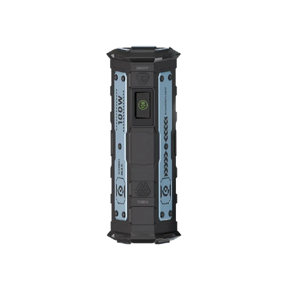 Powerology TorchPower 20000mAh Power Bank with Built-In Flashlight - Black