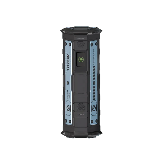 Powerology TorchPower 20000mAh Power Bank with Built-In Flashlight - Black