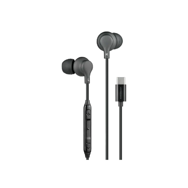 Powerology Type-C In-Ear Stereo Earphones