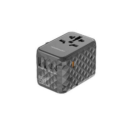 Powerology Universal Multi-Port Travel Adapter PD 65W