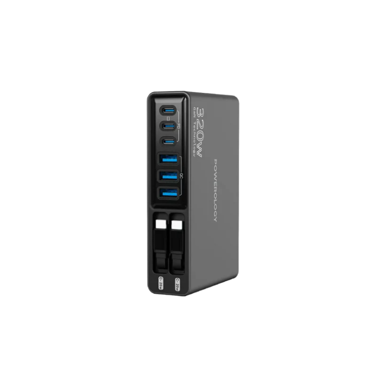 Powerology Univo Charging Station PD 100W - Black