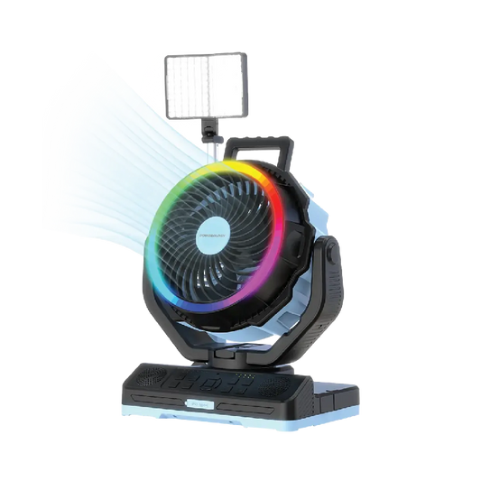 Powerology VentoPower Outdoor 40K Oscillating Fan - Blue/Black