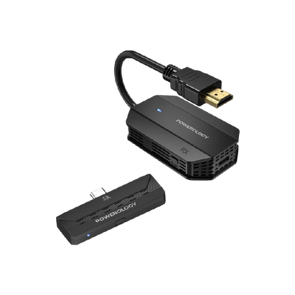 Powerology Wireless HDMI Type-C Adapter Audio & Video-Black