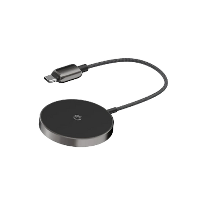 Powerology Zinco Series Wireless Charging Pad - Dark Gray