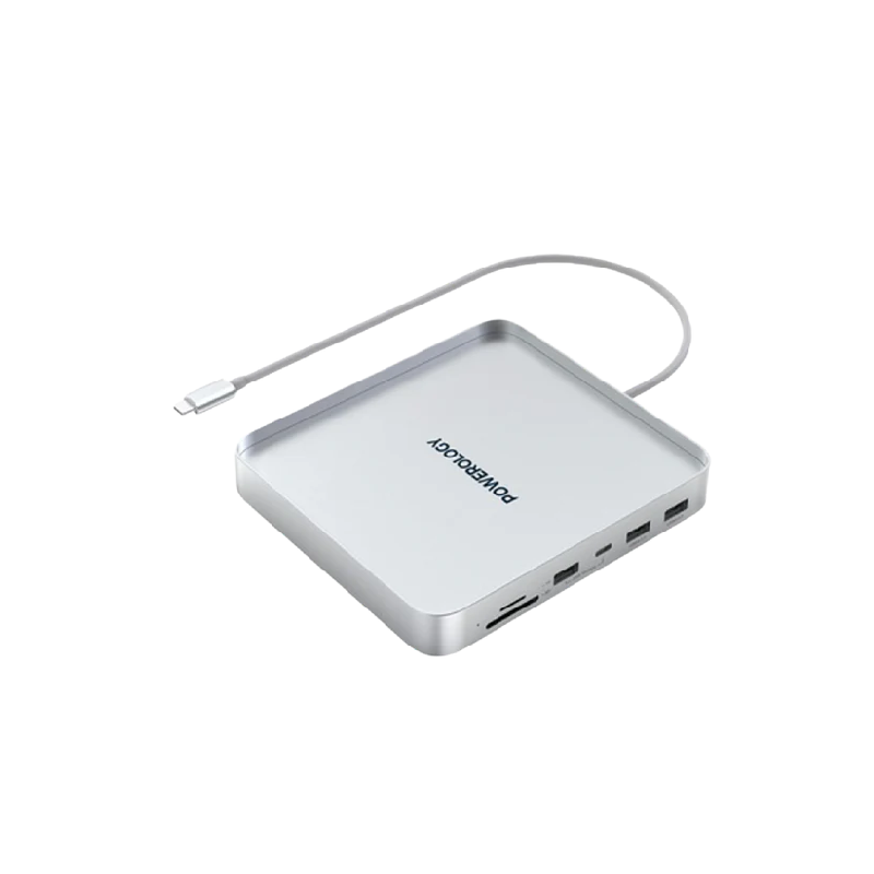 Powerology iMac 24 Inch USB-C Dock with SSD Enclosure 10GBPS - Gray