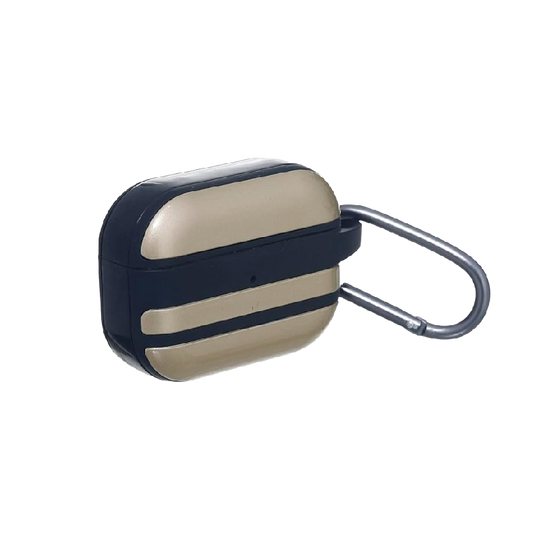 Protective Plastic Case For AirPods Pro, Black&Gold Eg-Go-153