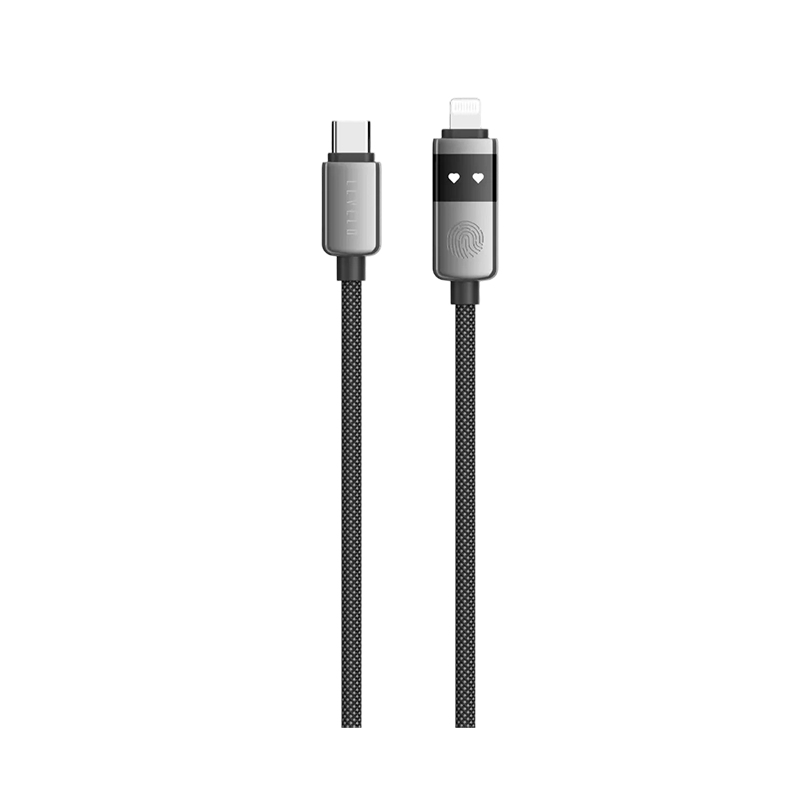 Cable TYBE-C TO LIGHTING 27W 1M BRAIDED CABLE LEVELO AUGE