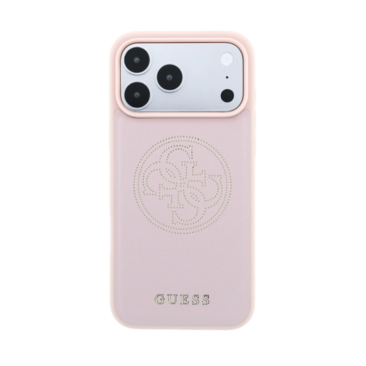GUESS  magsafe phone case adding  a touch of luxury without overpowering the minimal design.