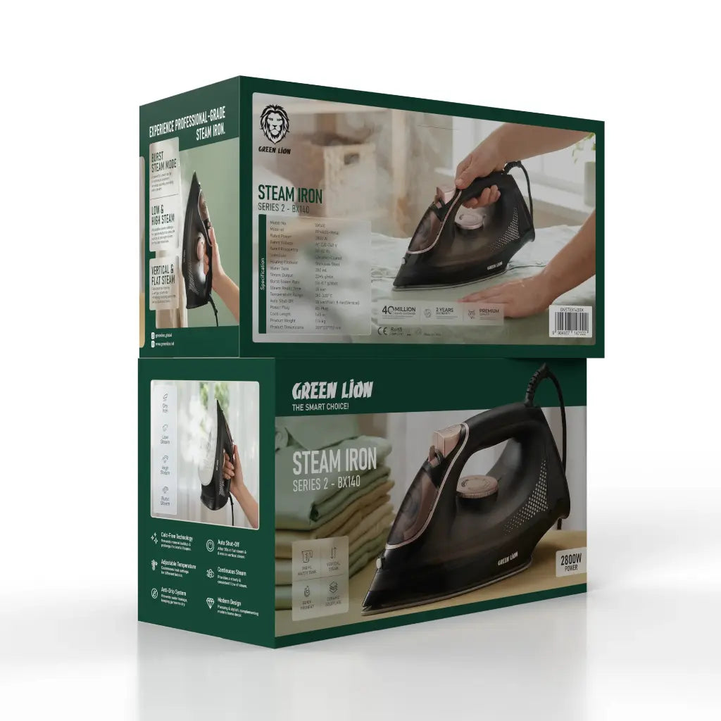 Green Lion STEAM IRON Series 2 - BX140 مكواة بخارية كهربائية