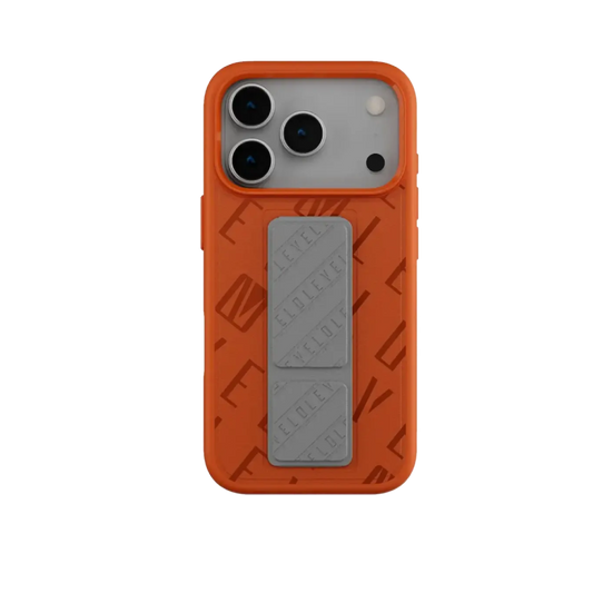 Levelo Morphix Vallo Faux Leather Gripstand (Case for iPhone 17 Pro)