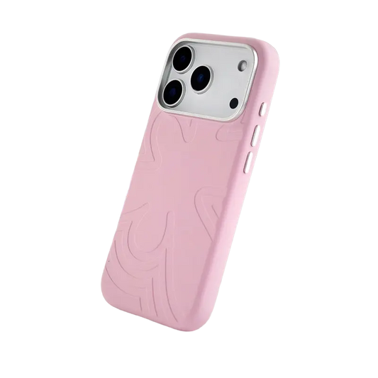 cover for iPhone 17 Pro Max cherry blossom Mag Case Abstract Flow pink